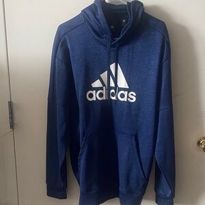 Adidas Men's Navy Blue Hoodie